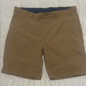 Daniel Cremieux Men's Brown Flat Front Shorts